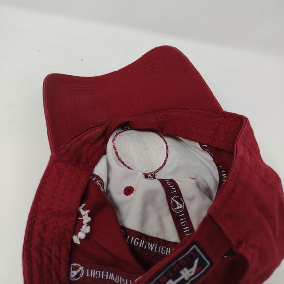 Mile High Marina McCall Idaho Strapback Hat Red OS Classic Cut Ahead Lightweight - Picture 7 of 9